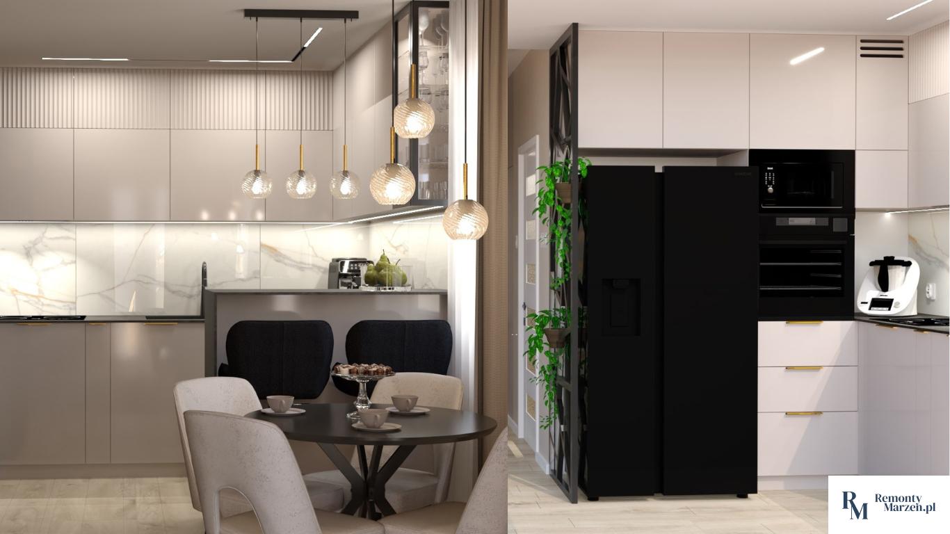Architekt wnętrz Warszawa - projekt kuchni